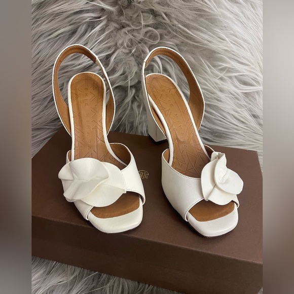 CHIE MIHARA heels with flowers-ANAMI LECHE size 36 worn once Original box - Picture 8 of 14